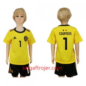 Belgien Fodboldtrøjer Courtois 1 Børn Udebanesæt VM 2018